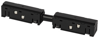 Коннектор питания прямой для магнитной трековой системы NOVA 48V TRM20-PCL-B  черный