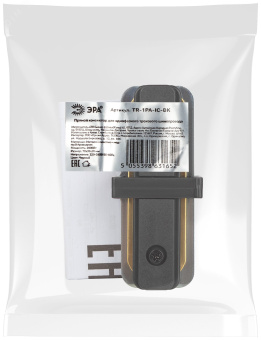 Коннектор TR-1PA-IC-BK прямой для однофазного шинопровода черный
