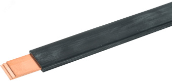 Шина медная гибкая изолированная ШМГ 5x(40x1мм) 2м