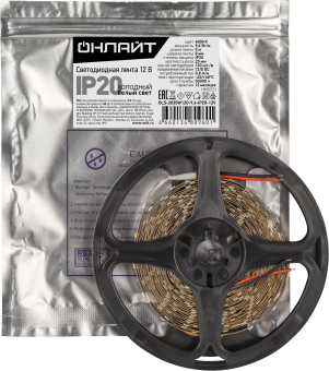 Лента светодиодная OLS-2835W120-9.6-IP20-12V 5м