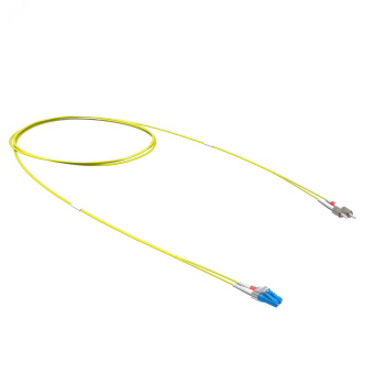 Оптический коммутационный шнур переходной Duplex LC-UPC/ST-UPC, 9/125 OS2, 1 м