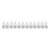 Клеммник 12П 85 градусов 450V 24A 2.5мм.кв белый полипропилен