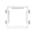 In-Liner Front каркас под 2 модуля 45х45 белый In-Liner Front каркас под 2 модуля 45х45 белый