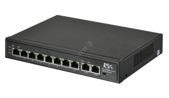 Коммутатор неуправляемый 10 портов LAN/SFP 11 100 Мб/с PoE 120Вт