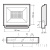 Прожектор светодиодный СДО-20 50Вт 6500К 4000Лм IP65 ФАZА Прожектор светодиодный СДО-20 50Вт 6500К 4000Лм IP65 ФАZА