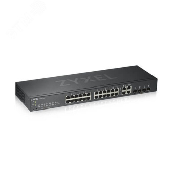 Коммутатор управляемый L2 Smart 24 порта 10/100/1000 Мб/с, 4xSFP/RJ-45