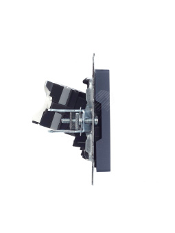 BRITE Розетка компьютерная RJ45 кат.5E РК10-БрМ маренго