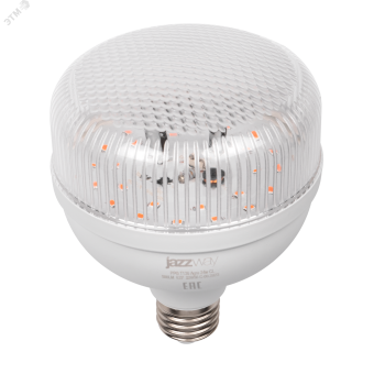 Лампа светодиодная LED 24Вт T130 Е27 прозрачная ( для растений) Jazzway