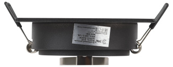 Встраиваемый светильник алюминиевый KL85 BK MR16/GU5.3 черный