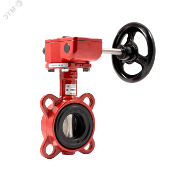 Затвор дисковый поворотный ЗПТС-FL (W)-3-150-MDV-HT DN 150 PN 16 м/ф (с редукт.)