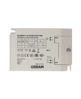 ELEMENT LD 60/220-240/1400mA 29-59W 21-42V 110x75x30mm IP20 - драйвер для светодиодов OSRAM