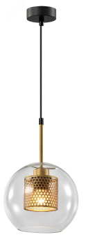 Светильник подвесной (подвес) Gertrude 4105-201 1 х Е27 40 Вт дизайн потолочный круглый