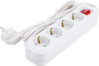 4х3м | 13А / 2990W / IP20 / С выключателем / С заземлением / ПВС 3х1 | - Удлинитель бытовой UNIVersal