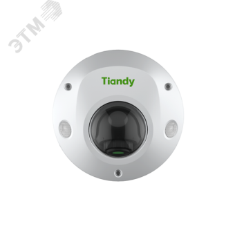 Видеокамера IP 2Мп купольная Fisheye 5Мп с PoE (2.8мм)