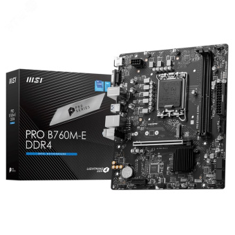 Материнская плата PRO B760M-E DDR4, Intel B760, Micro ATX