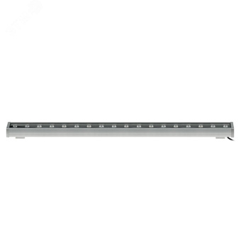 Прожектор светодиодный линейный ULF-L52-18W/RGB/L100 DC24V IP65 SILVER 1000мм. RGB. DC24V. Алюминий.