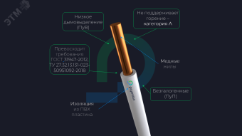 Провод установочный ПуВнг(А)-LS 1х6Черный
