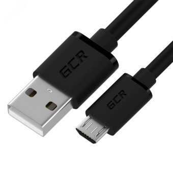 Кабель Micro USB, 1.5 м., черный, быстрая зарядка