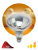 Инфракрасная лампа ИКЗ 220-250 R127 E27, кратность 1 шт., для обогрева животных и освещения, 250 Вт, Е27 Инфракрасная лампа ИКЗ 220-250 R127 E27, кратность 1 шт., для обогрева животных и освещения, 250 Вт, Е27