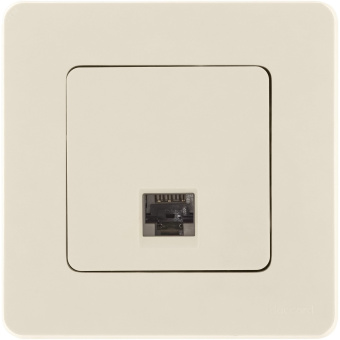 INSPIRIA розетка информационная RJ 45  категория 5e UTP  слоновая кость