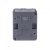 AtlasDesign Profi54 розетка с заземлением со шторками IP54 16А 250B, АНТРАЦИТ, Россия