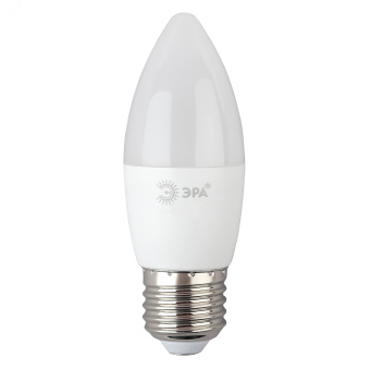 Лампа светодиодная Е27 8 Вт свеча нейтральный белый свет RED LINE LED B35-8W-840-E27 R E27 / ЭРА