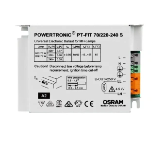 PT-fit 70/220-240 S 110x75x30мм - ЭПРА для МГЛ OSRAM