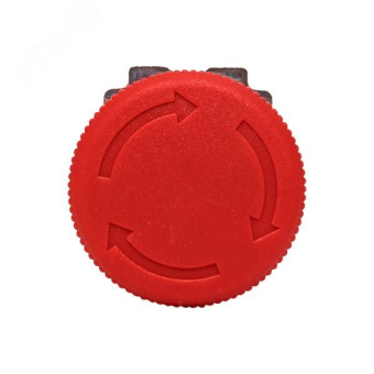 Кнопка BS542 поворотная красная Грибок NC