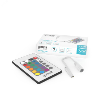 Контроллер для светодиодной RGB ленты LED 72 Вт 12 В IP20 Basic Gauss