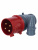 Вилка кабельная 32А 3Р+PE IР44 переносная 380В 024