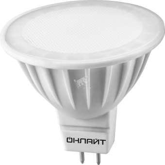 Лампа светодиодная LED 5вт 230в GU5.3 тепло-белый
