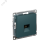 Розетка ATLASDESIGN компьютерная RJ45 механизм изумруд Розетка ATLASDESIGN компьютерная RJ45 механизм изумруд