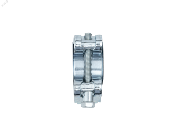 Хомут ленточный с болтом 32-35 W1 оцинкованная сталь 2.1 32-35/18 ГОСТ 28191-89