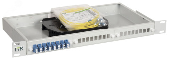 Кросс 1U укомплектованный SC (Simplex) 4шт (OS2)