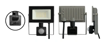20W/4200К SENSOR (СЕРЫЙ) 220-240В 1700Лм 122x143x45мм - Светодиодный прожектор с датчиком движения и освещённости FOTON LIGHTING