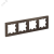 Рамка четырехпостовая ATLASDESIGN универсальная мокко Рамка четырехпостовая ATLASDESIGN универсальная мокко