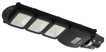 Консольный светильник на солн. бат.,SMD, 60W, с датч. движ., ПДУ,1000lm, 5000К, IP65