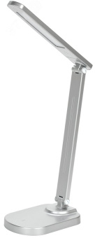 LIGHTING Светильник светодиодный настольный 2028 5Вт на подставке USB-выход диммер серебро IEK