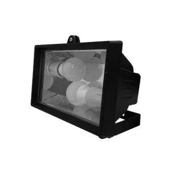 FL-2016-1 2xE27/60W MAX - Чёрный прожектор под 2 лампы Е27 FOTON LIGHTING