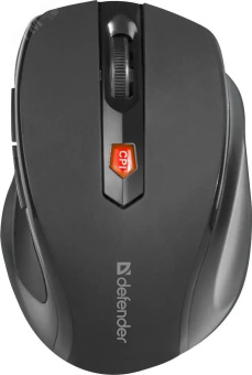 Мышь беспроводная Ultra мм-315 800-1600 dpi, 6 кнопок, черный