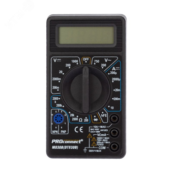 Мультиметр портативный M830B DT830B