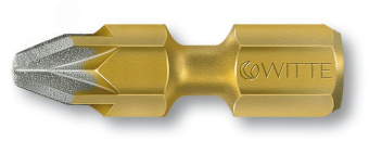 Бита PZ2 x 25 мм 1/4'' BITFLEX Diamond алмазное напыление