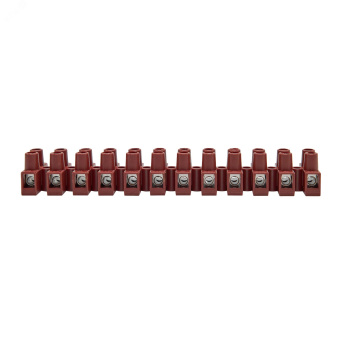 Клеммник 12П 150 градусов 450V 32A 4мм.кв фибергласс