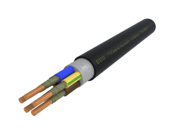 Кабель силовой ППГнг(А)-FRHF 5х1.5ок (N.PE)-0.66 однопроволочный (барабан)