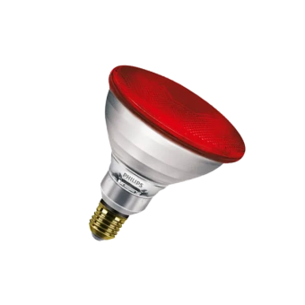PHILIPS PAR38 IR175R E27 230V d121x136 красная - инфракрасная лампа