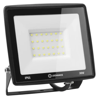 30W/4000K 230V IP65 3000Lm 110° 150x151x24mm RU - Светодиодный прожектор чёрный LEDVANCE FL ECO