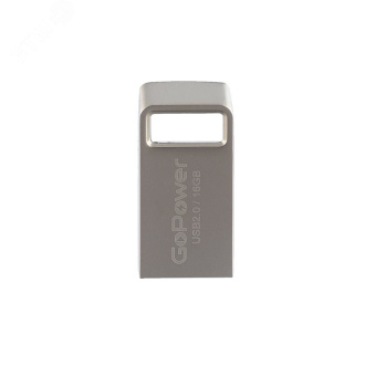 Флеш накопитель 16GB MINI, USB 2.0, серебристый