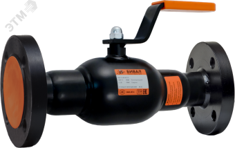 Кран шаровой стальной DN80 PN16 фланцевый