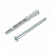 Дюбель фасадн. c шурупом потайн. гол с шлицем TORX 10x100 (4 шт) - пакет Tecfi