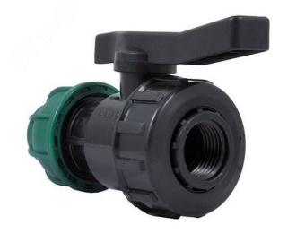 Кран шаровой компрессионный ВР разъемный d 40 х 1 1/4